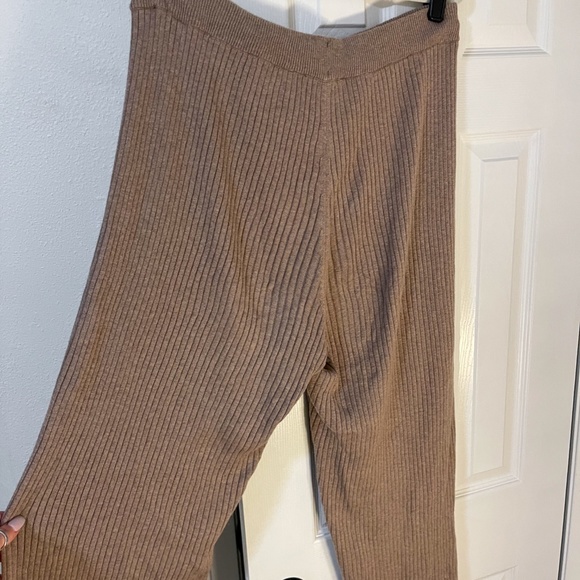 Sanctuary Ribbed Pant - Heather Truffle - Picture 7 of 8